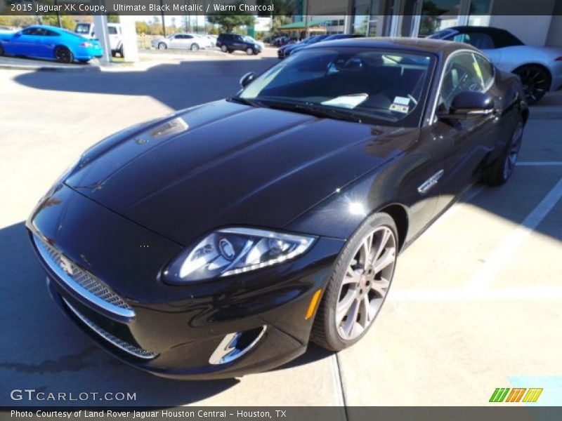 Ultimate Black Metallic / Warm Charcoal 2015 Jaguar XK Coupe