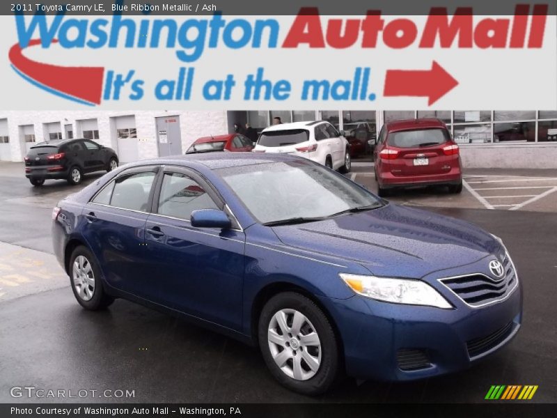 Blue Ribbon Metallic / Ash 2011 Toyota Camry LE