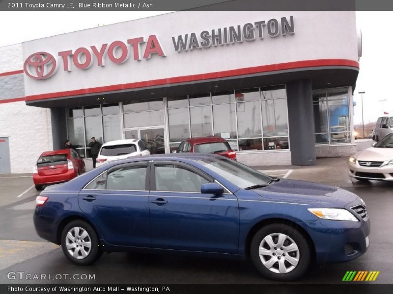 Blue Ribbon Metallic / Ash 2011 Toyota Camry LE