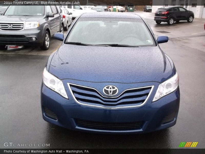 Blue Ribbon Metallic / Ash 2011 Toyota Camry LE