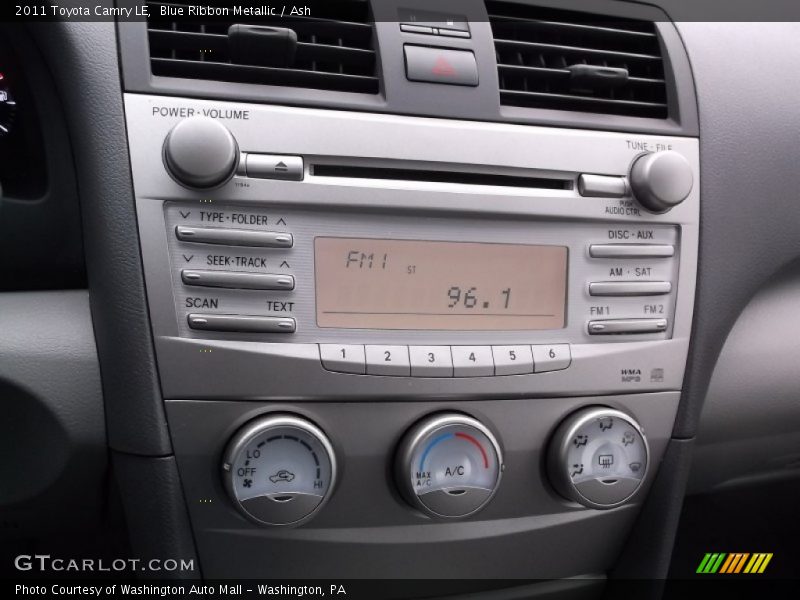 Blue Ribbon Metallic / Ash 2011 Toyota Camry LE