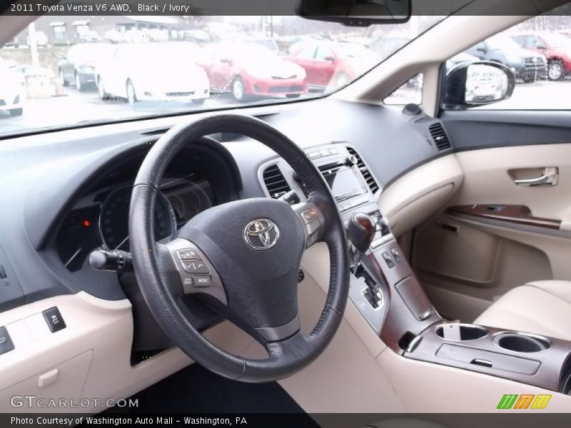 Black / Ivory 2011 Toyota Venza V6 AWD