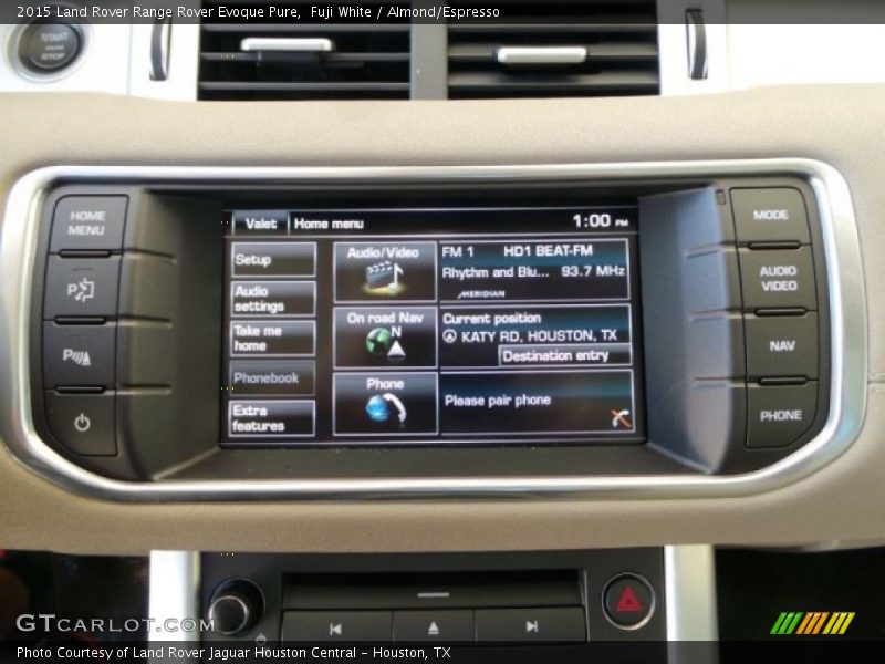 Fuji White / Almond/Espresso 2015 Land Rover Range Rover Evoque Pure