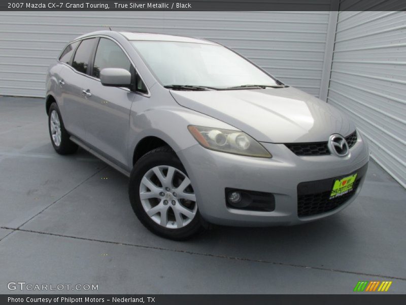 True Silver Metallic / Black 2007 Mazda CX-7 Grand Touring