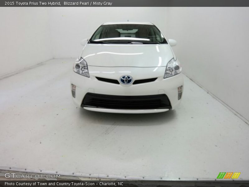 Blizzard Pearl / Misty Gray 2015 Toyota Prius Two Hybrid