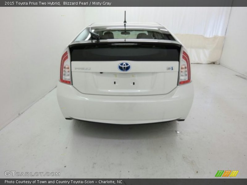 Blizzard Pearl / Misty Gray 2015 Toyota Prius Two Hybrid