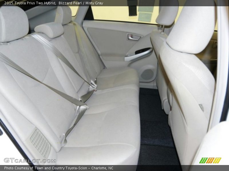 Blizzard Pearl / Misty Gray 2015 Toyota Prius Two Hybrid