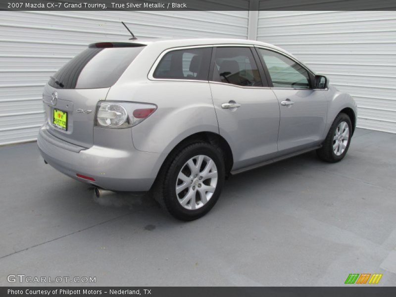 True Silver Metallic / Black 2007 Mazda CX-7 Grand Touring
