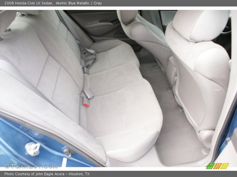 Atomic Blue Metallic / Gray 2008 Honda Civic LX Sedan
