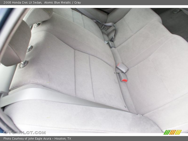 Atomic Blue Metallic / Gray 2008 Honda Civic LX Sedan