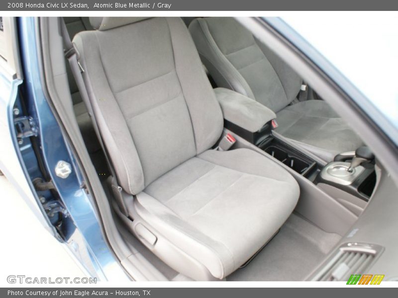 Atomic Blue Metallic / Gray 2008 Honda Civic LX Sedan