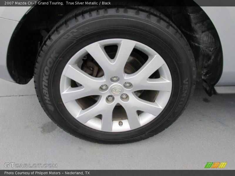 True Silver Metallic / Black 2007 Mazda CX-7 Grand Touring