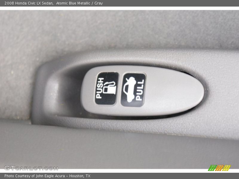 Atomic Blue Metallic / Gray 2008 Honda Civic LX Sedan
