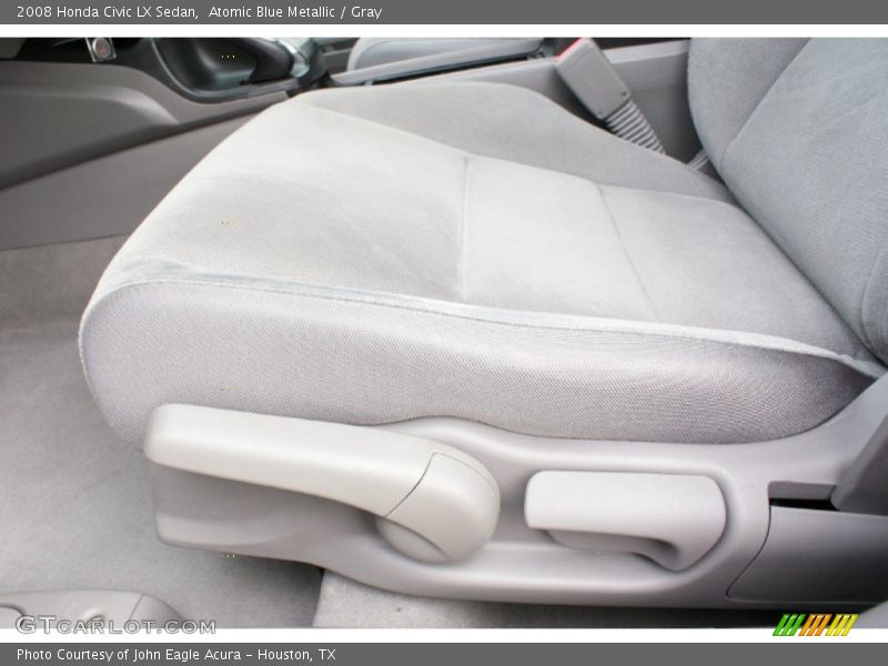 Atomic Blue Metallic / Gray 2008 Honda Civic LX Sedan