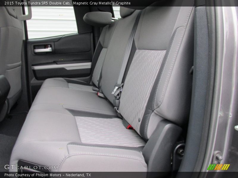 Rear Seat of 2015 Tundra SR5 Double Cab