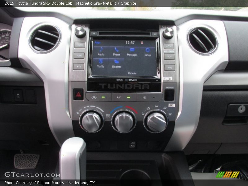 Controls of 2015 Tundra SR5 Double Cab