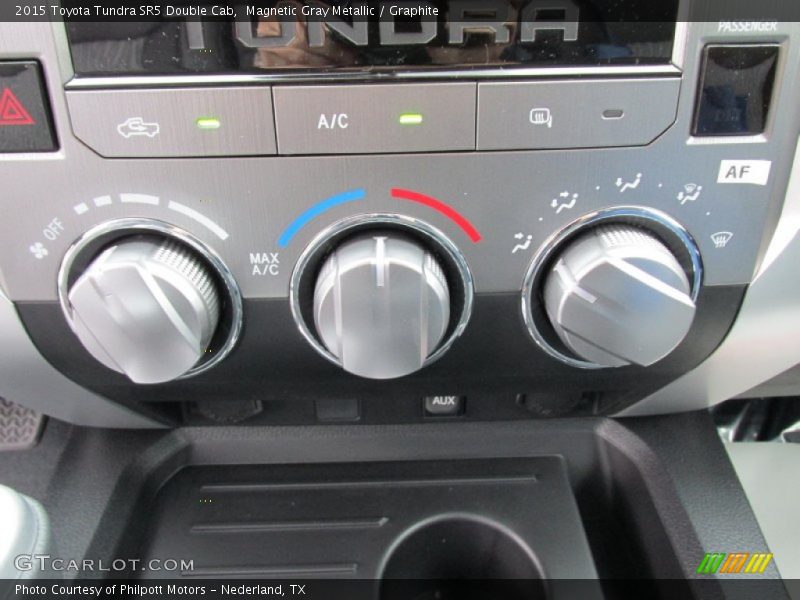 Controls of 2015 Tundra SR5 Double Cab