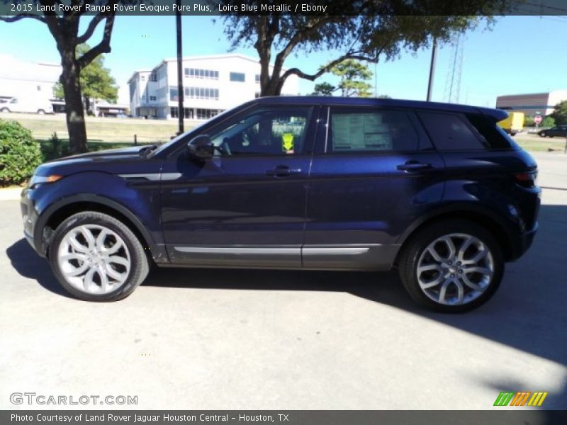 Loire Blue Metallic / Ebony 2015 Land Rover Range Rover Evoque Pure Plus