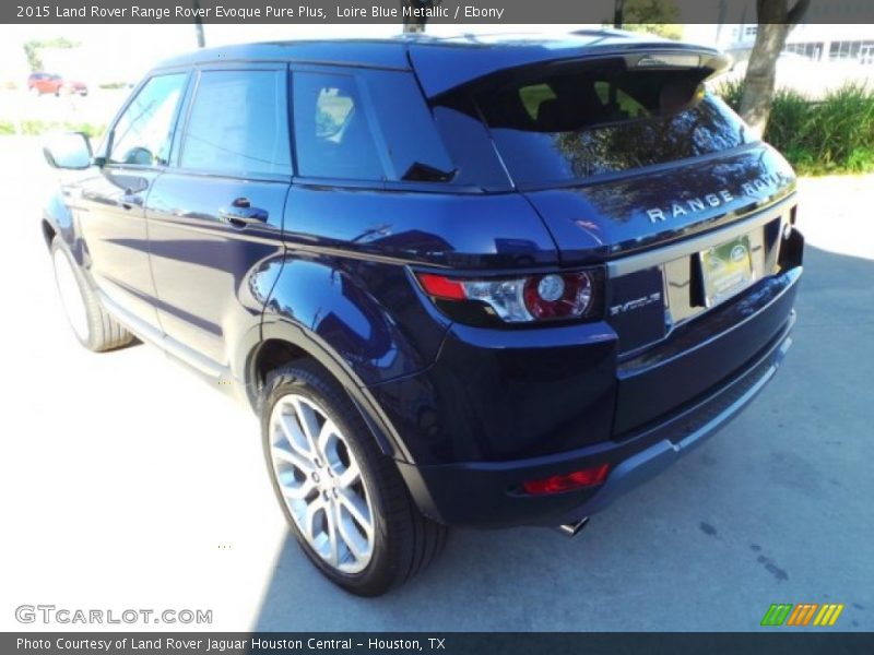 Loire Blue Metallic / Ebony 2015 Land Rover Range Rover Evoque Pure Plus