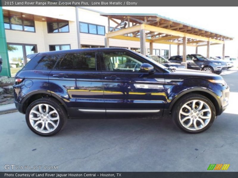 Loire Blue Metallic / Ebony 2015 Land Rover Range Rover Evoque Pure Plus