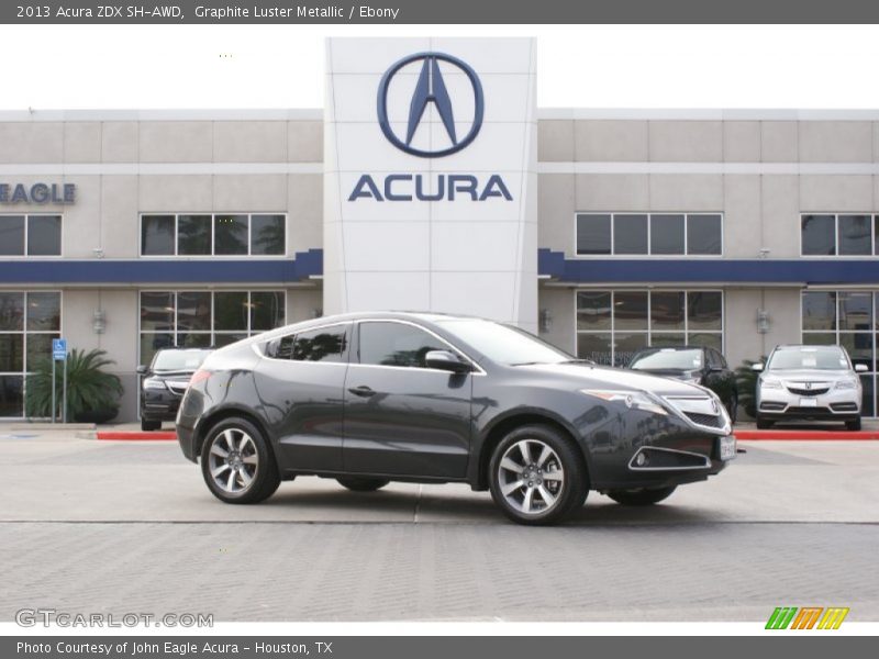 Graphite Luster Metallic / Ebony 2013 Acura ZDX SH-AWD