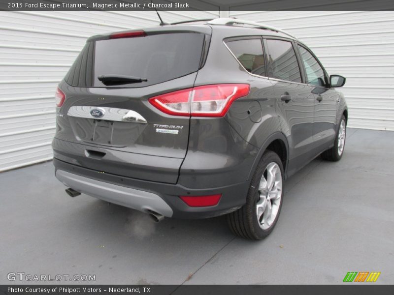 Magnetic Metallic / Charcoal Black 2015 Ford Escape Titanium