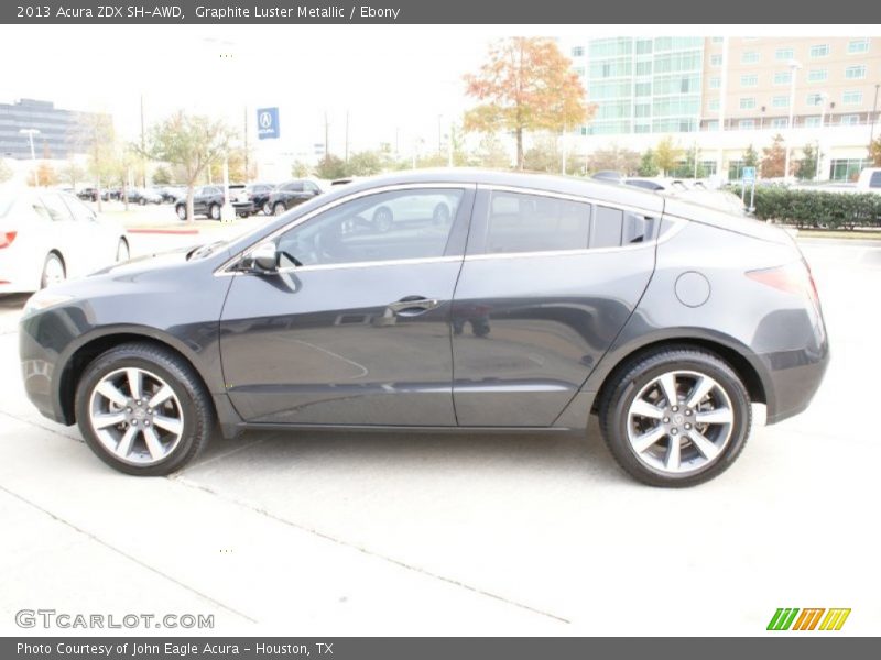 Graphite Luster Metallic / Ebony 2013 Acura ZDX SH-AWD