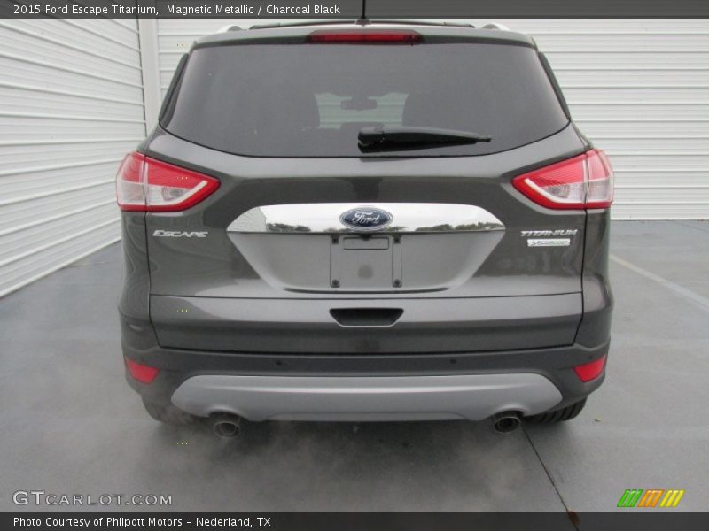 Magnetic Metallic / Charcoal Black 2015 Ford Escape Titanium