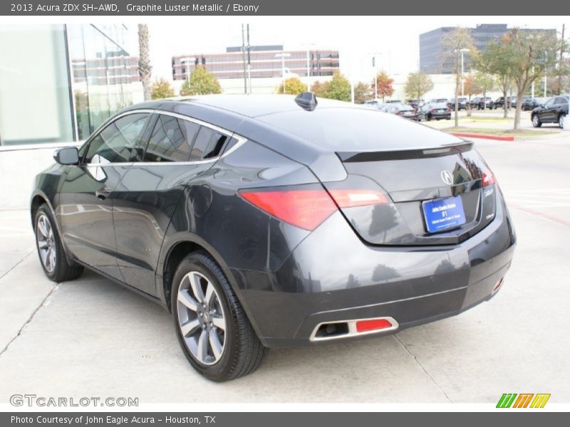 Graphite Luster Metallic / Ebony 2013 Acura ZDX SH-AWD