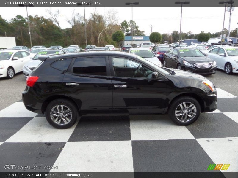 Wicked Black / Black 2010 Nissan Rogue Krom Edition