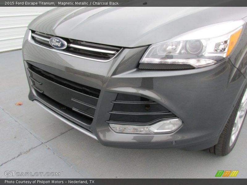 Magnetic Metallic / Charcoal Black 2015 Ford Escape Titanium
