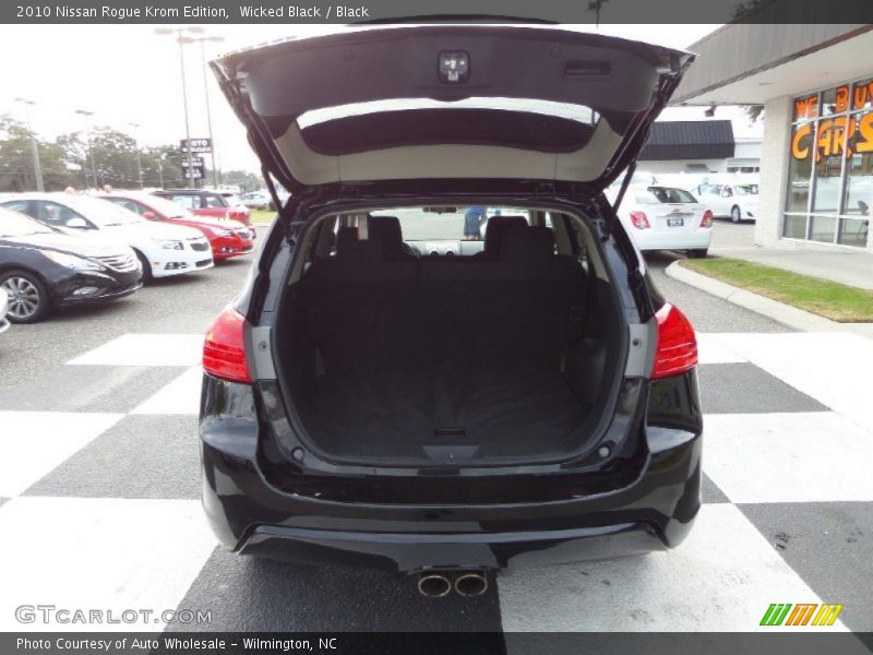 Wicked Black / Black 2010 Nissan Rogue Krom Edition