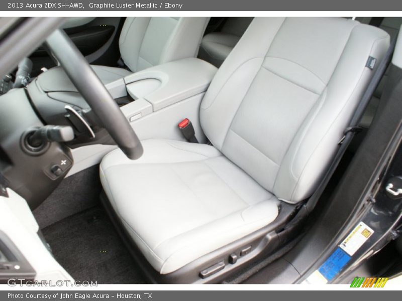 Front Seat of 2013 ZDX SH-AWD