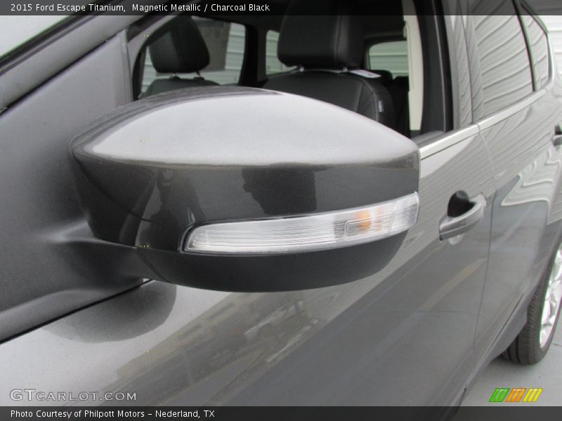 Magnetic Metallic / Charcoal Black 2015 Ford Escape Titanium