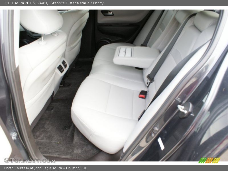 Rear Seat of 2013 ZDX SH-AWD