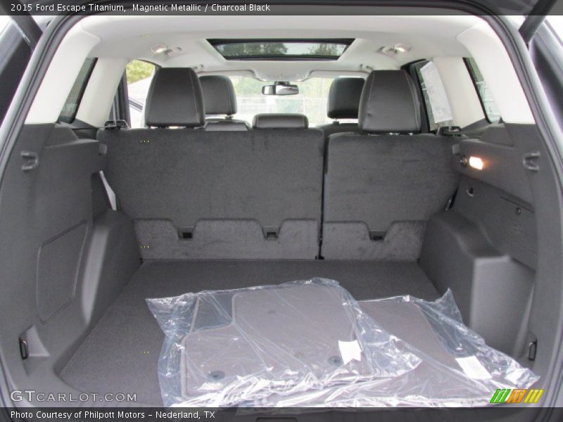 Magnetic Metallic / Charcoal Black 2015 Ford Escape Titanium