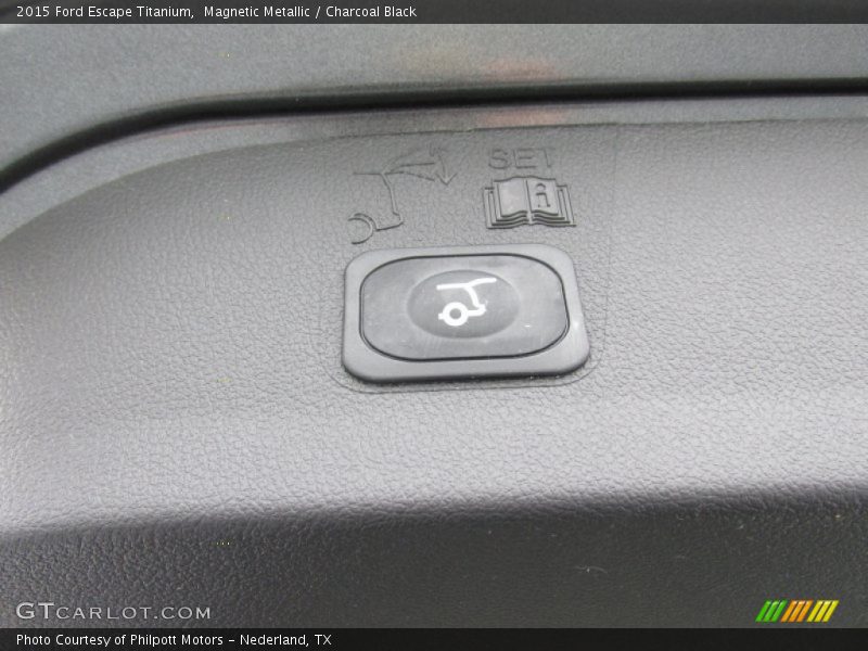Magnetic Metallic / Charcoal Black 2015 Ford Escape Titanium