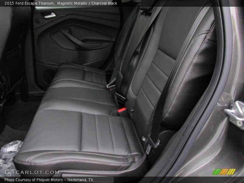 Magnetic Metallic / Charcoal Black 2015 Ford Escape Titanium