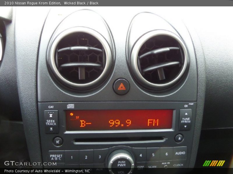 Wicked Black / Black 2010 Nissan Rogue Krom Edition
