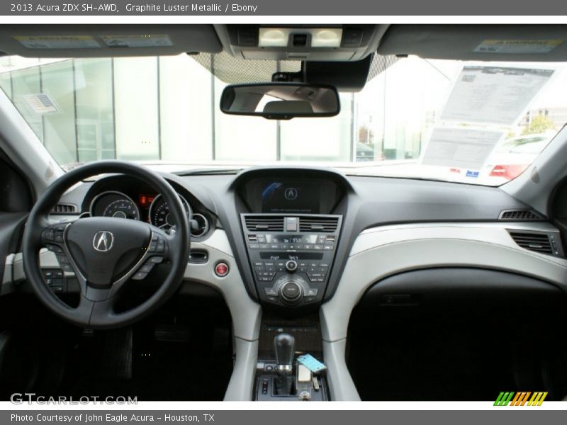 Dashboard of 2013 ZDX SH-AWD