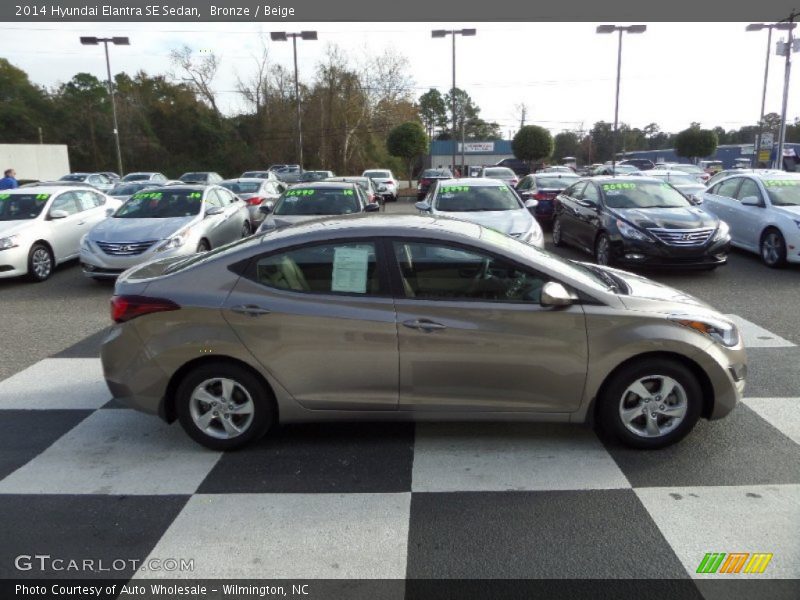 Bronze / Beige 2014 Hyundai Elantra SE Sedan