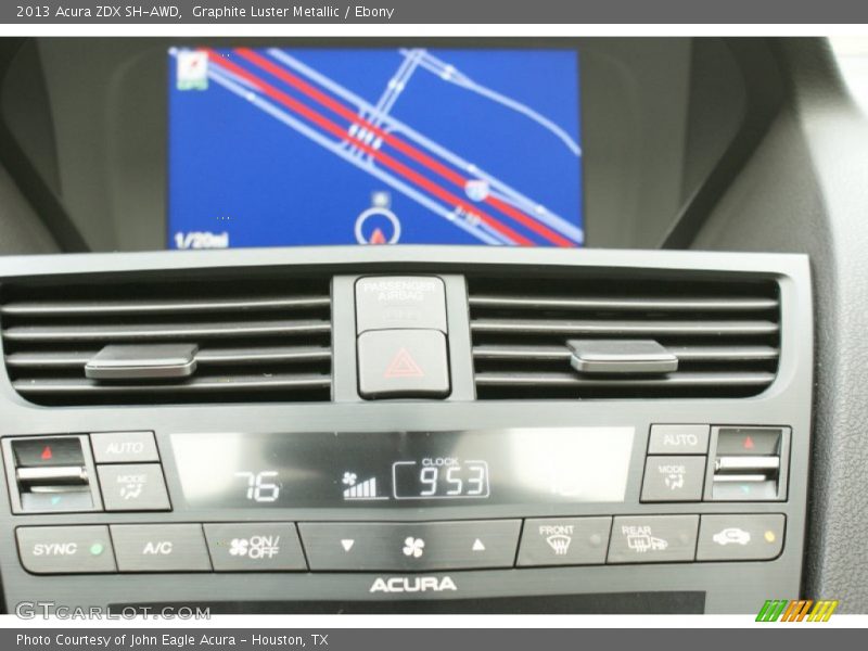Graphite Luster Metallic / Ebony 2013 Acura ZDX SH-AWD