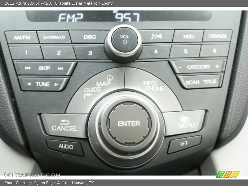 Controls of 2013 ZDX SH-AWD