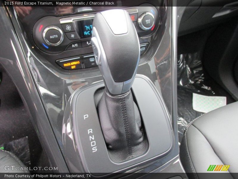Magnetic Metallic / Charcoal Black 2015 Ford Escape Titanium