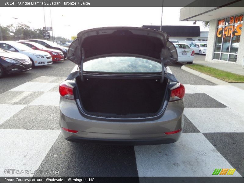 Bronze / Beige 2014 Hyundai Elantra SE Sedan