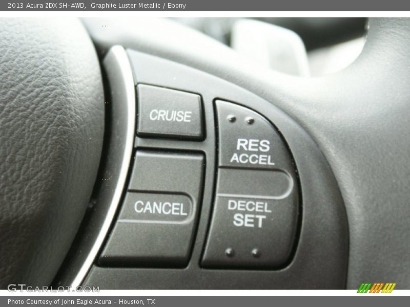 Graphite Luster Metallic / Ebony 2013 Acura ZDX SH-AWD
