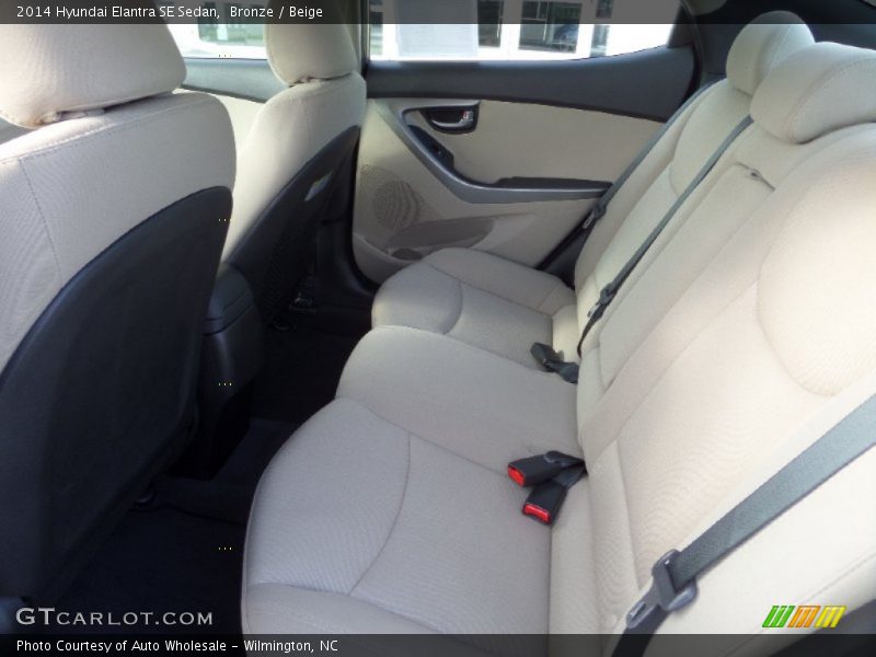 Bronze / Beige 2014 Hyundai Elantra SE Sedan