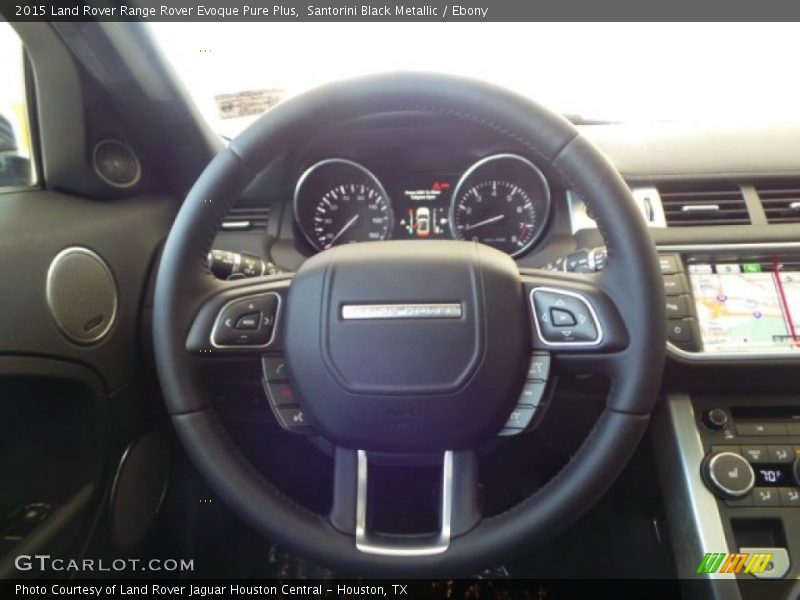 Santorini Black Metallic / Ebony 2015 Land Rover Range Rover Evoque Pure Plus