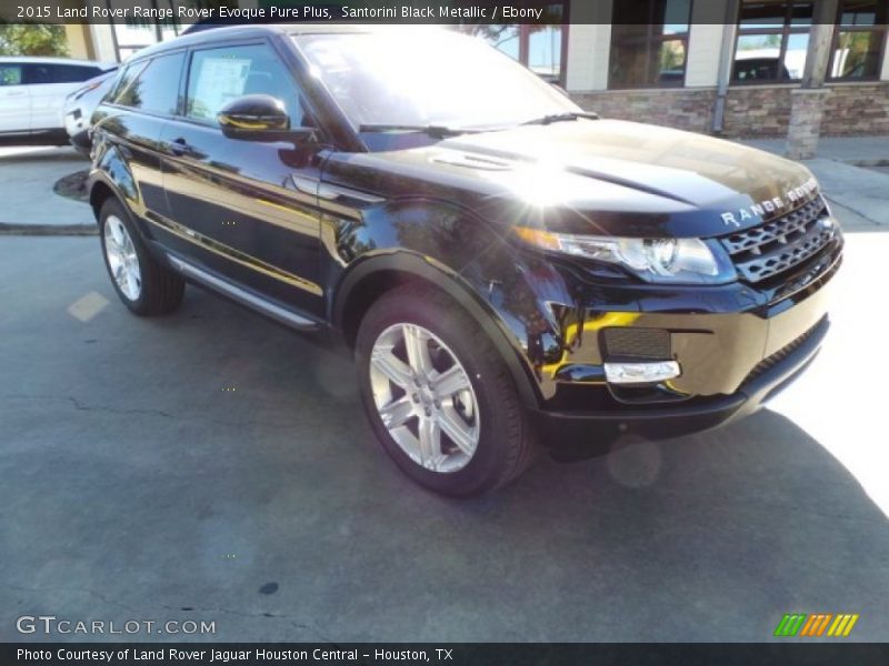 Santorini Black Metallic / Ebony 2015 Land Rover Range Rover Evoque Pure Plus
