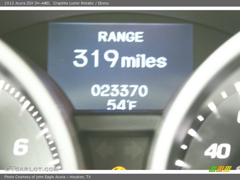 Graphite Luster Metallic / Ebony 2013 Acura ZDX SH-AWD